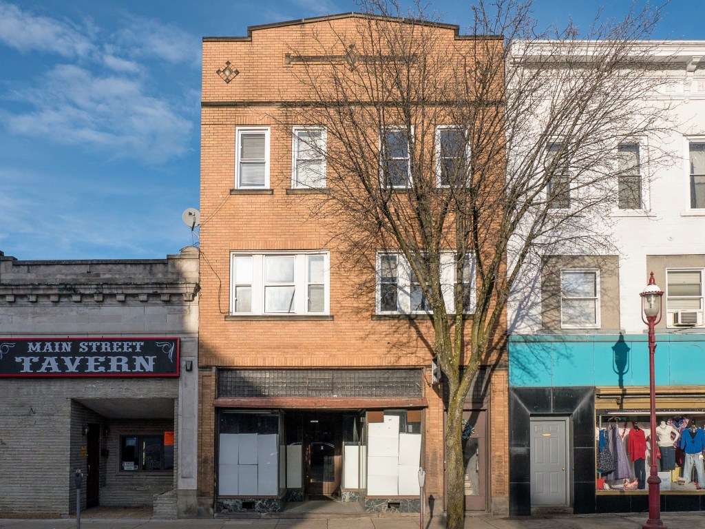 Photo of building at 221 West Main Street, Monongahela, Pa. 15063 along rt 88 and rt 136. Photo property of the Monongahela Main Street Program.