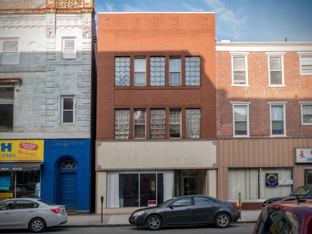 Photo of building at 205 West Main Street, Monongahela, Pa. 15063 along rt 88 and rt 136. Photo property of the Monongahela Main Street Program.