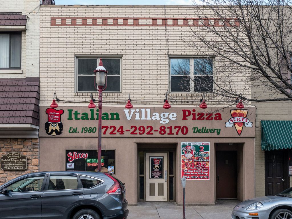 Photo of building at 169 West Main Street, Monongahela, Pa. 15063 along rt 88 and rt 136. Photo property of the Monongahela Main Street Program.