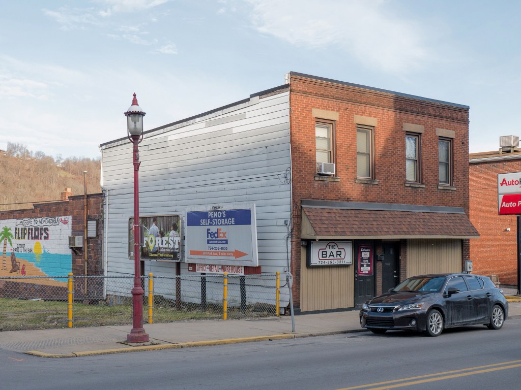 Photo of building at 131 West Main Street, Monongahela, Pa. 15063 along rt 88 and rt 136. Photo property of the Monongahela Main Street Program.