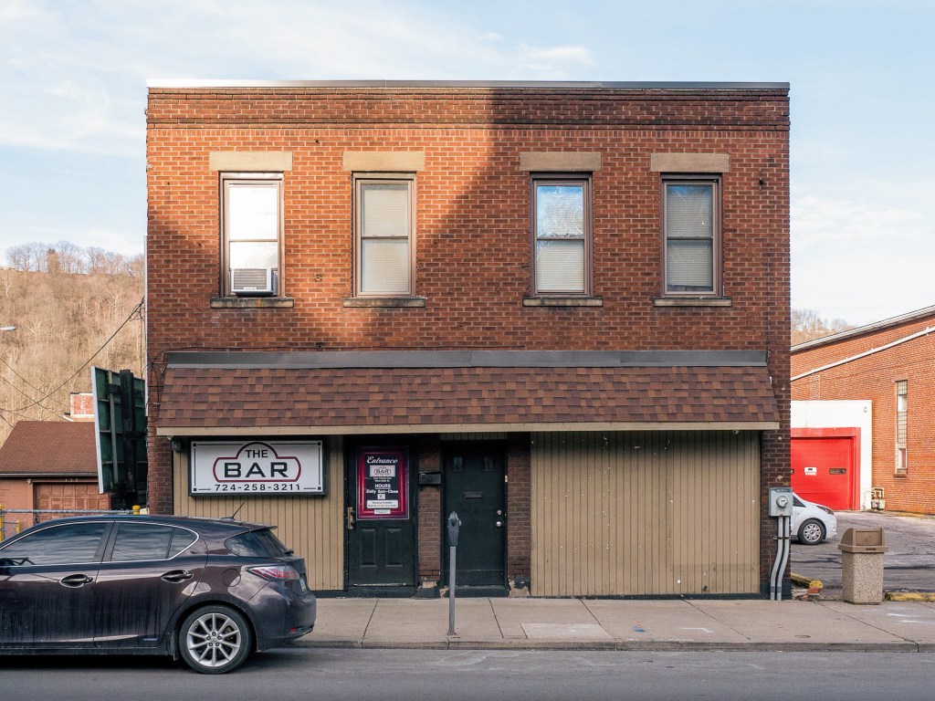 Photo of building at 131 West Main Street, Monongahela, Pa. 15063 along rt 88 and rt 136. Photo property of the Monongahela Main Street Program.