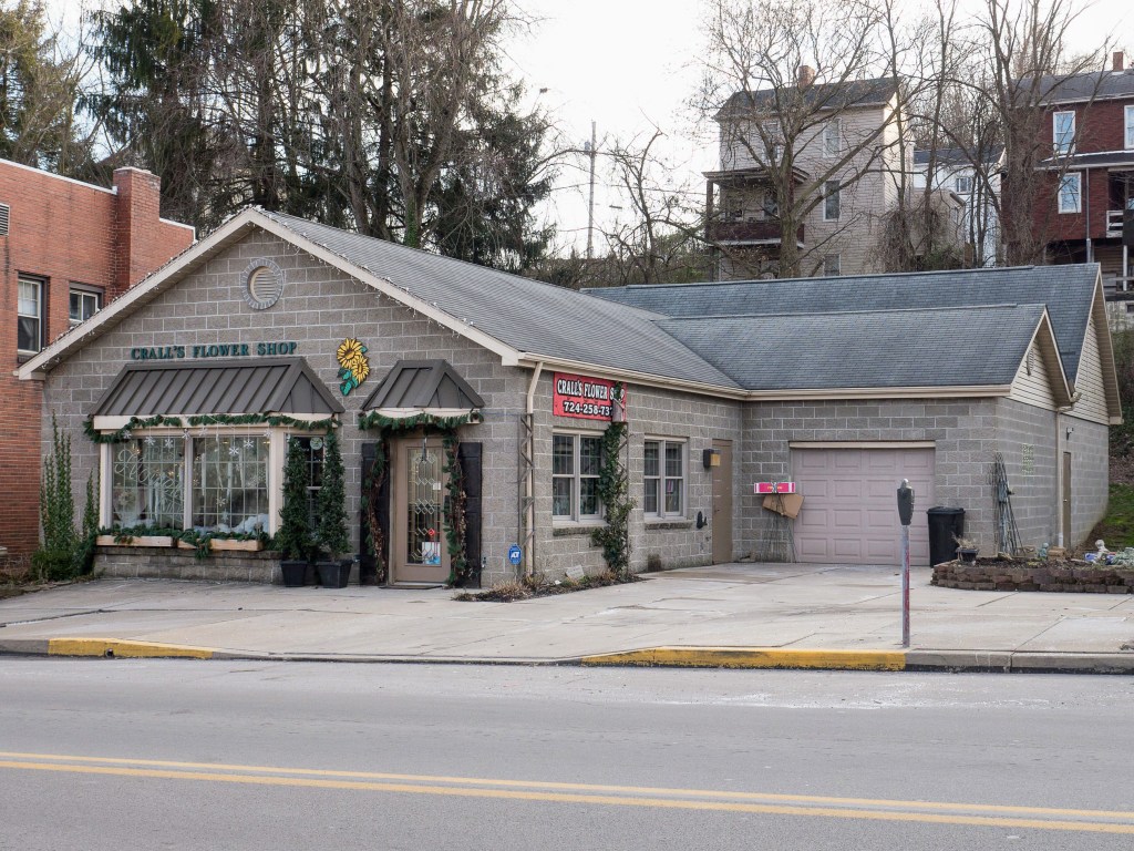 Photo of building at 120 West Main Street, Monongahela, Pa. 15063 along rt 88 and rt 136. Photo property of the Monongahela Main Street Program.