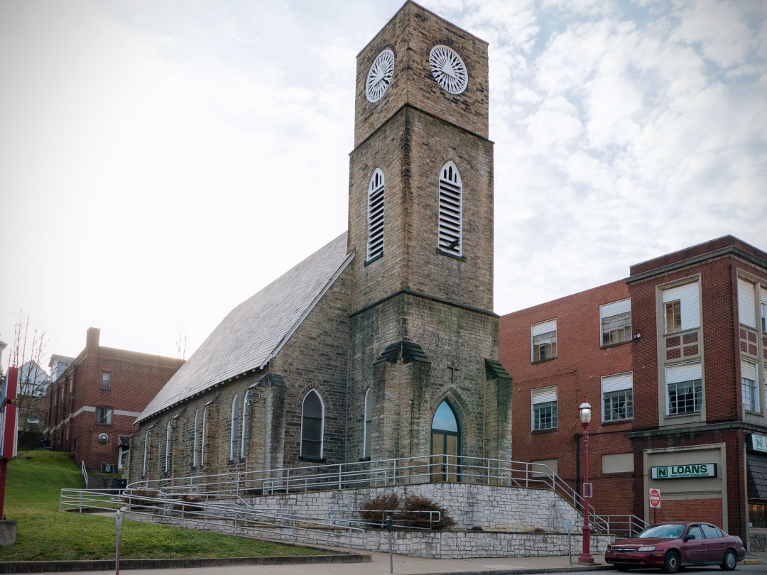 Photo of building at 130 West Main Street, Monongahela, Pa. 15063 along rt 88 and rt 136. Photo property of the Monongahela Main Street Program.