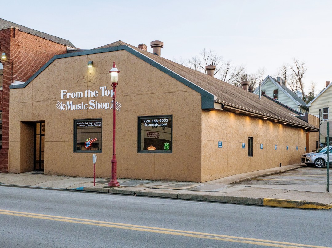442 Photo of building at West Main Street, Monongahela, Pa. 15063 along rt 88 and rt 136. Photo property of the Monongahela Main Street Program.