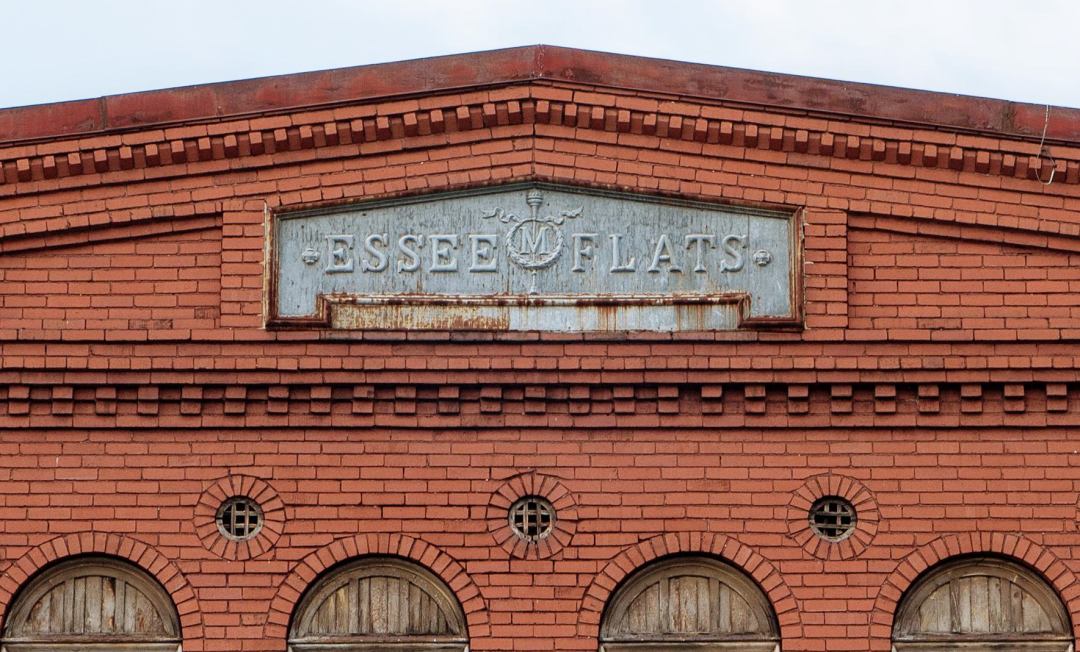 Photo of building at 410 - 418 West Main Street, Monongahela, Pa. 15063 along rt 88 and rt 136. Photo property of the Monongahela Main Street Program. detail