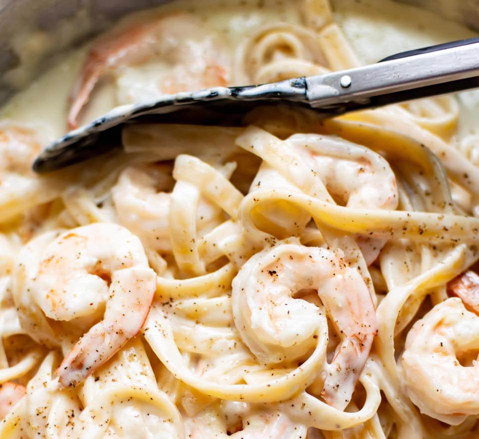 parmesan shrimp pasta
