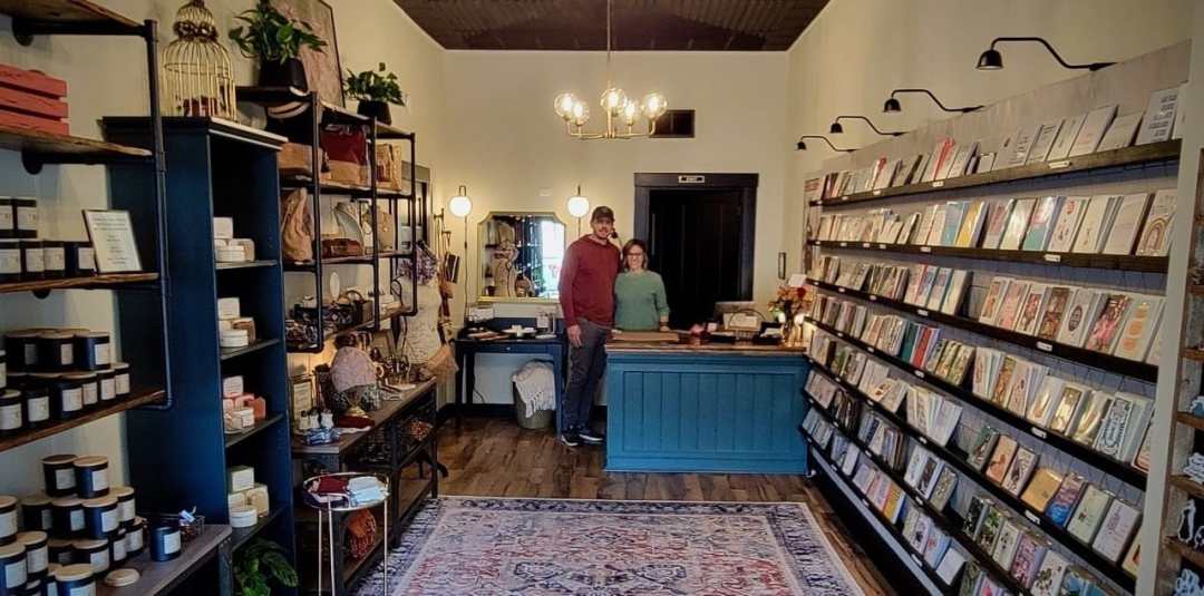 Jennifer and Jim Troutman owners of Wool and Wick